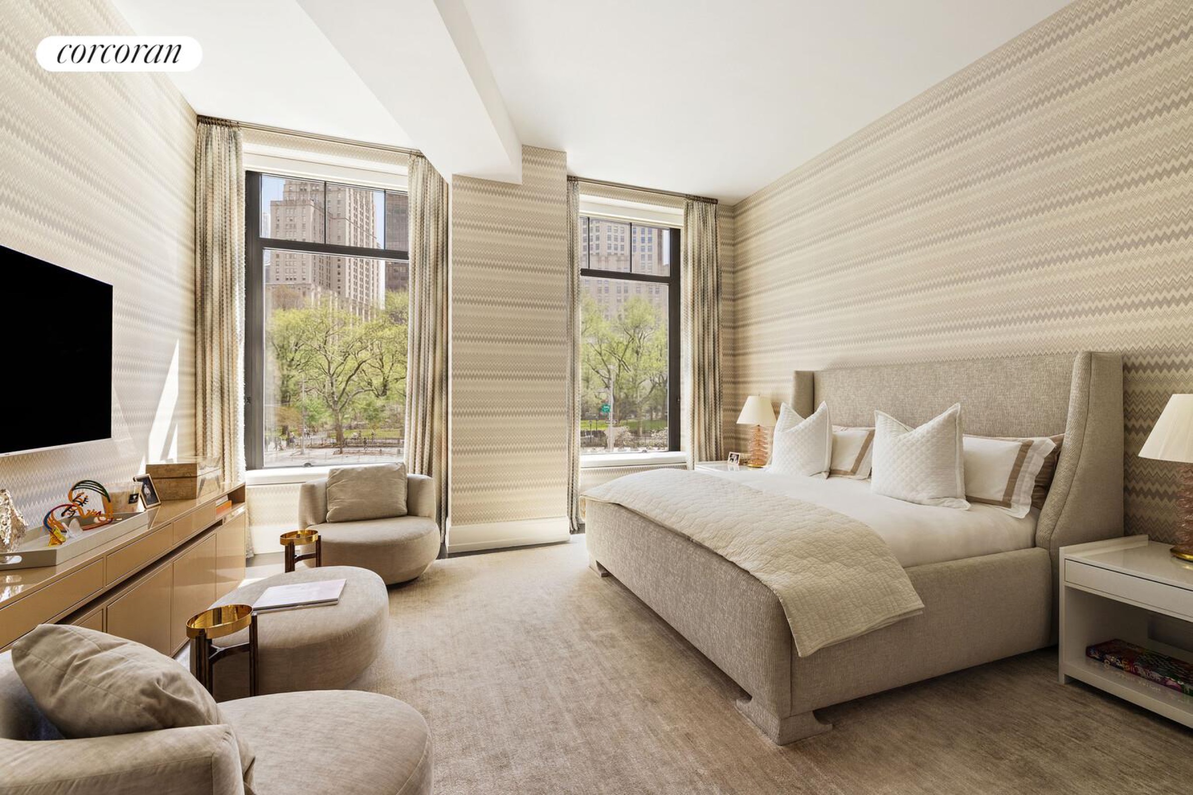 bedroom at 10 Madison Square West 2F