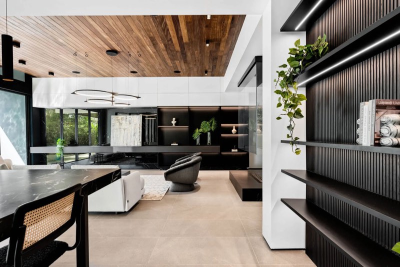 living and kitchen at 1096 North Venetian Drive