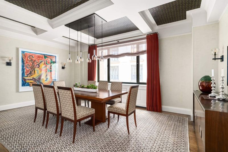Formal dining room at 1100 Park Avenue 6B, Carnegie Hill — photo 3 of 10