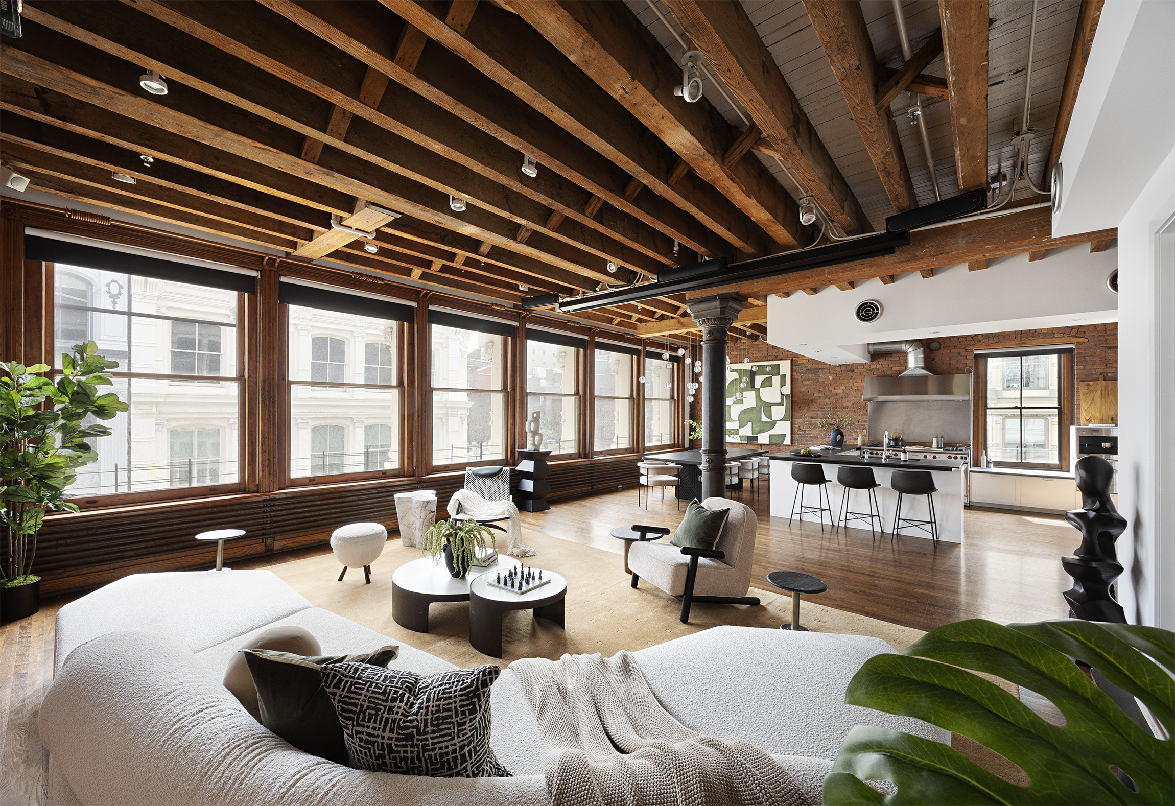 great room and kitchen at 112 Prince Street 5
