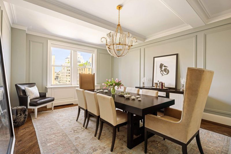 Formal dining room at 1130 Park Avenue 91, Carnegie Hill — photo 3 of 11