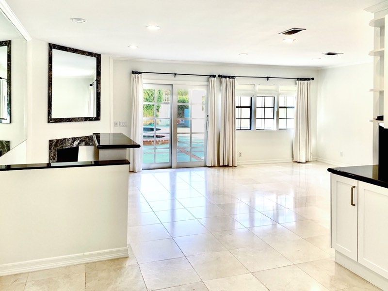 family room to pool sliders