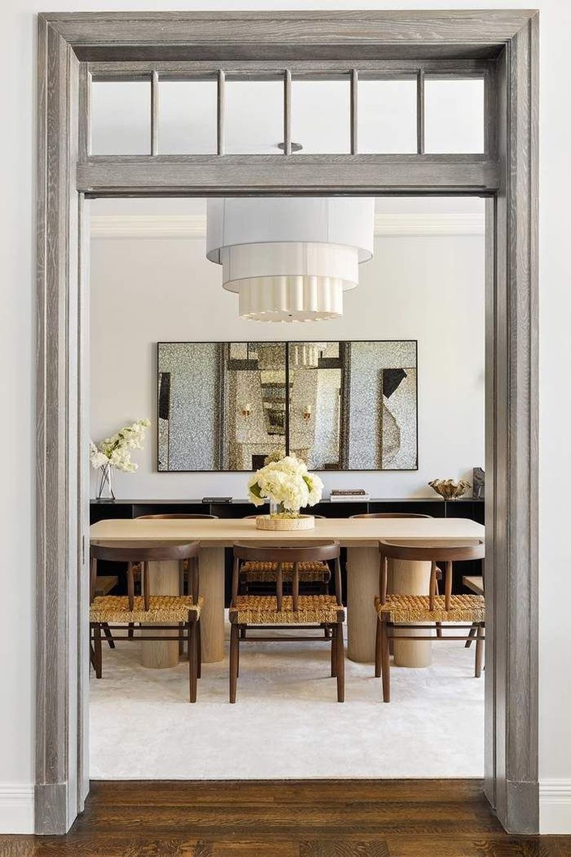 Gallery view through to the formal dining room at 1155 Park Avenue 10SW, Carnegie Hill — photo 3 of 12