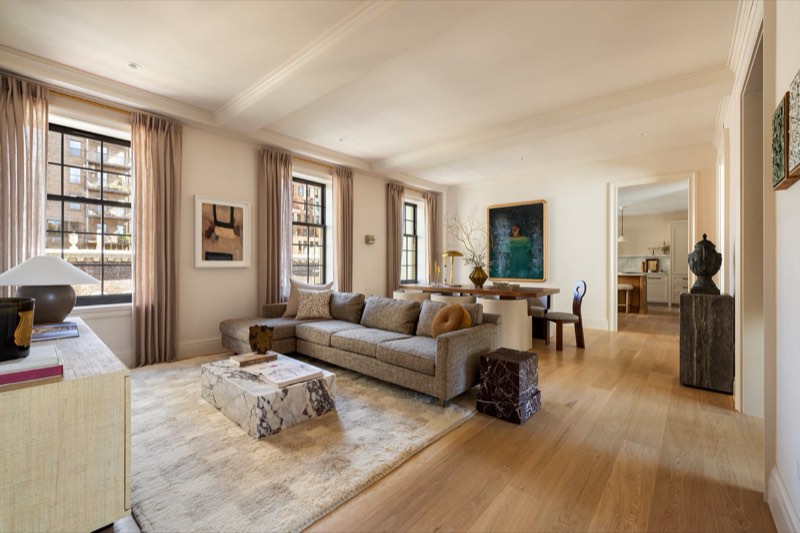 stair volume at the duplex penthouse