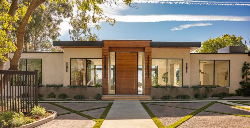 Front entry facade at 12752 Mulholland Drive, Beverly Hills — photo 7 of 8
