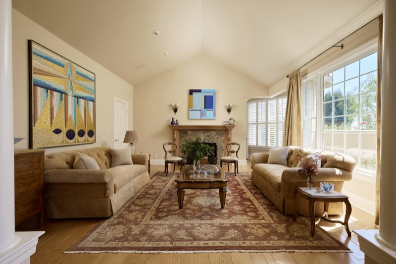 living room at 1300 Monaco Drive