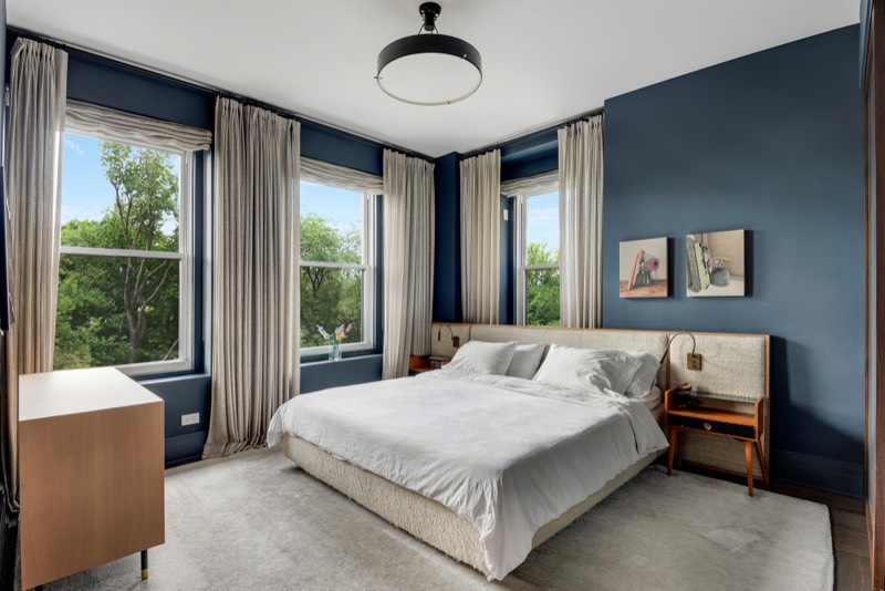 Corner primary suite with park views at 137 Riverside Drive 4BC — photo 6 of 9