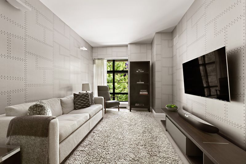 Media room at 150 Charles Street M10, West Village — photo 10 of 12