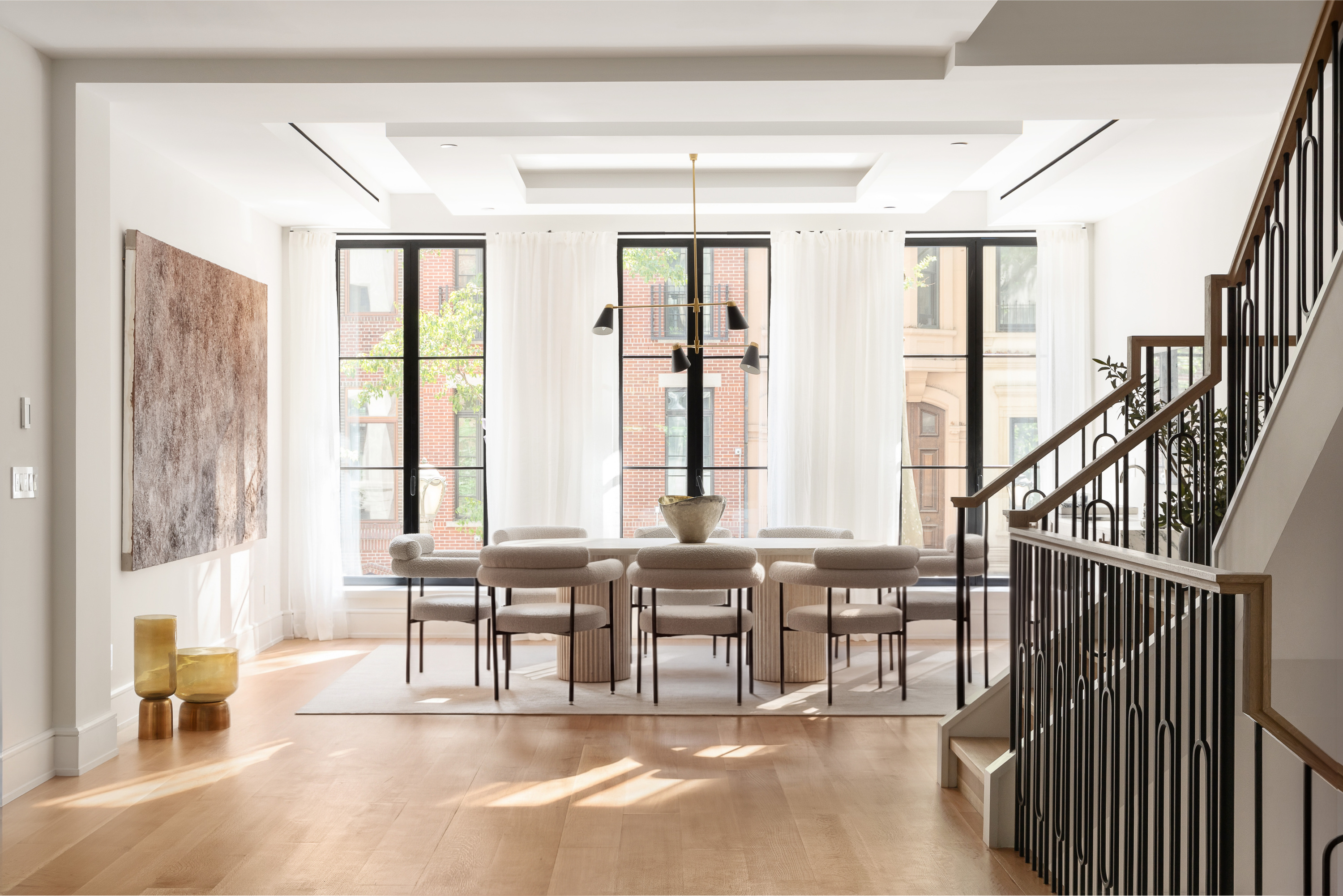 dining room at 165 East 64th Street