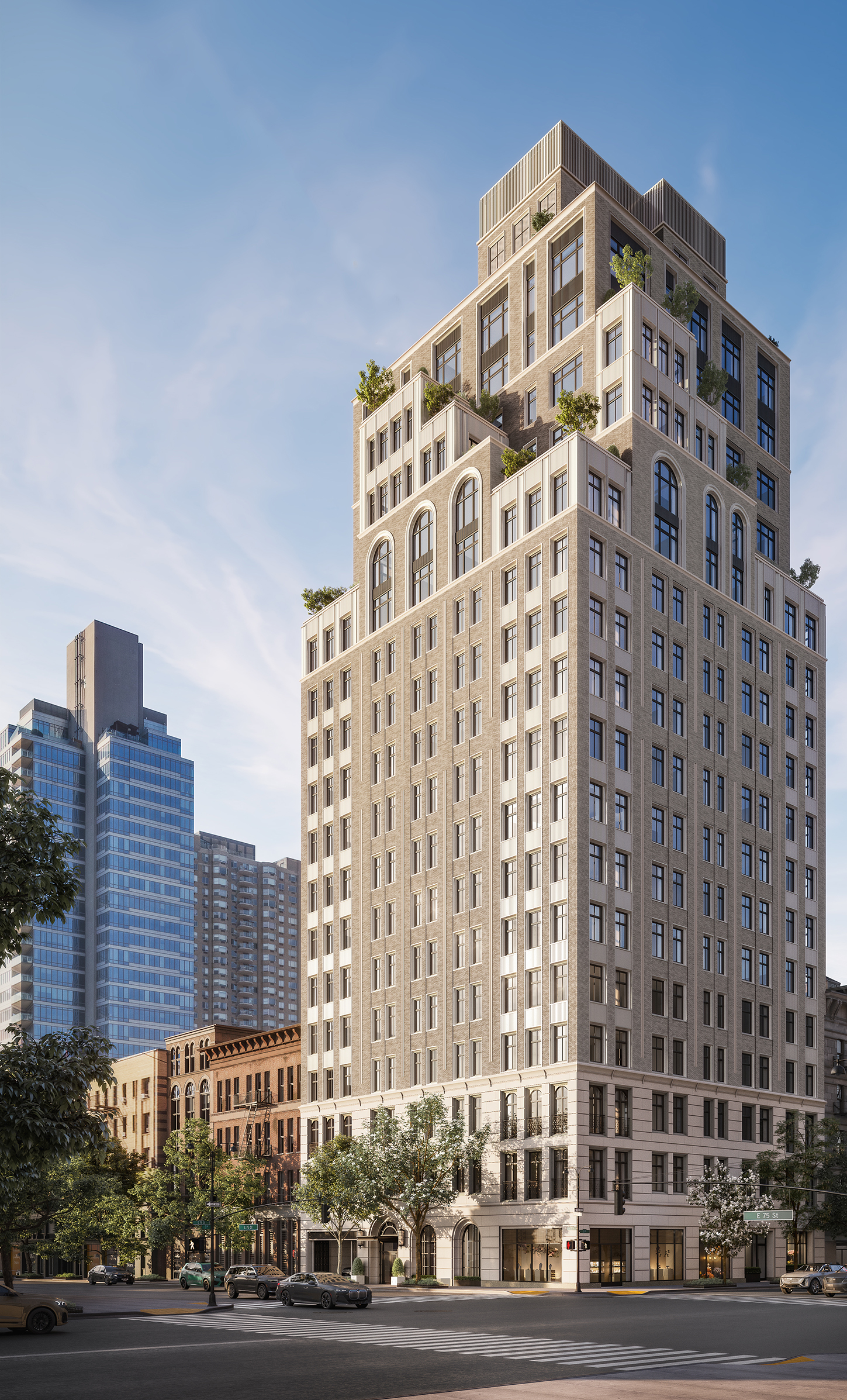 artist rendering of 200 East 75th Street