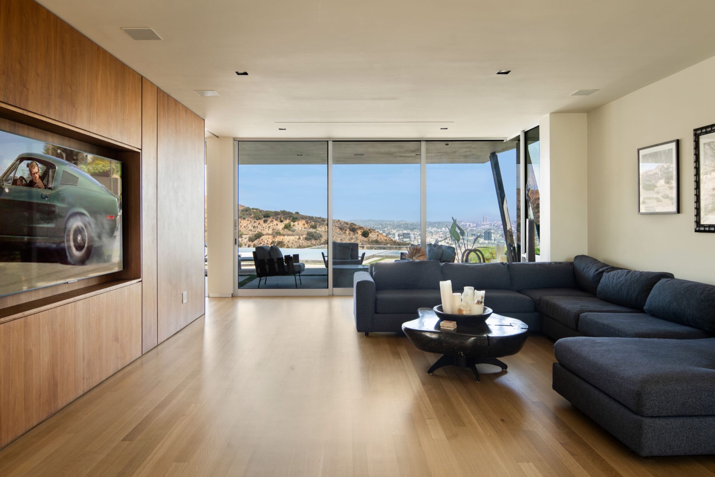 living room and hillside view at 2008 Hercules Drive
