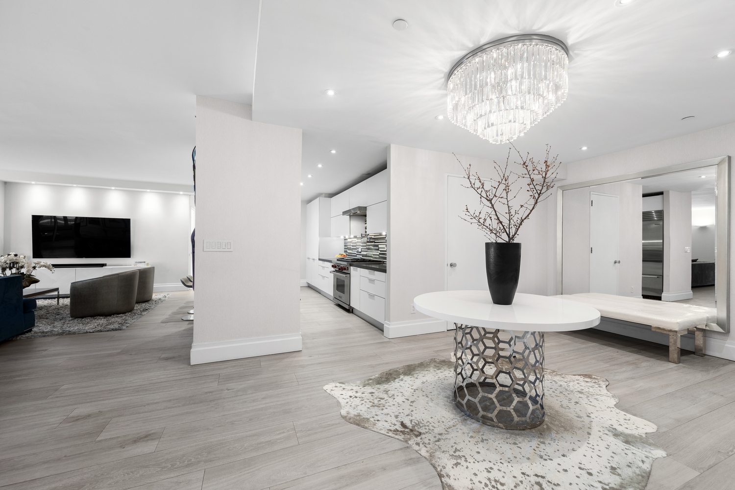 kitchen at 220 Riverside Boulevard 4H