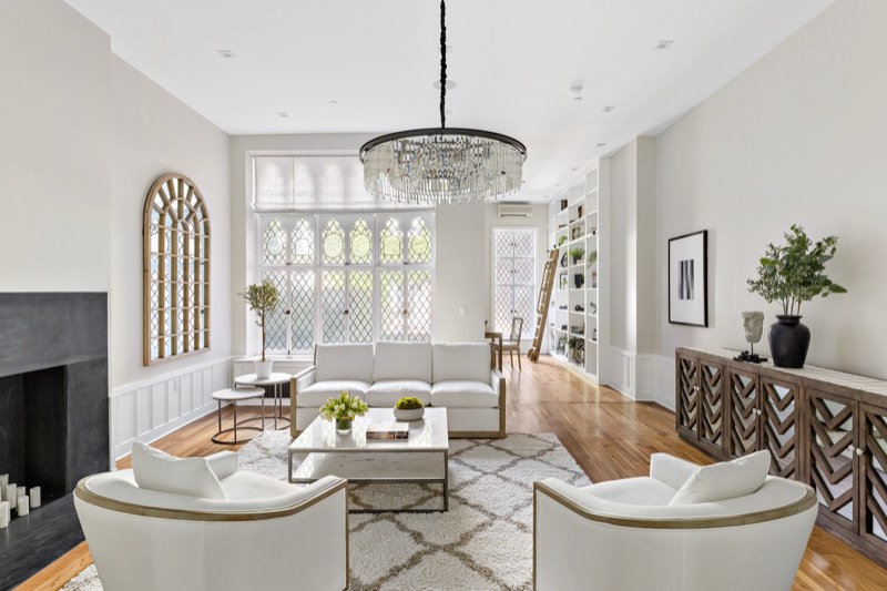 second living room at 25 East 94th Street