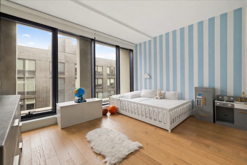 living room at 256 N 9th Street PH1 Williamsburg