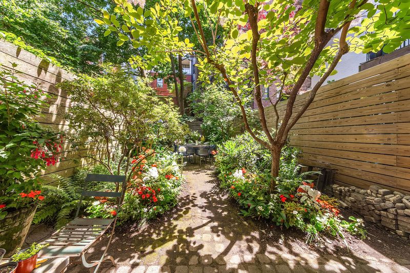 Landscaped rear garden at 264 West 12th Street, West Village — photo 3 of 9