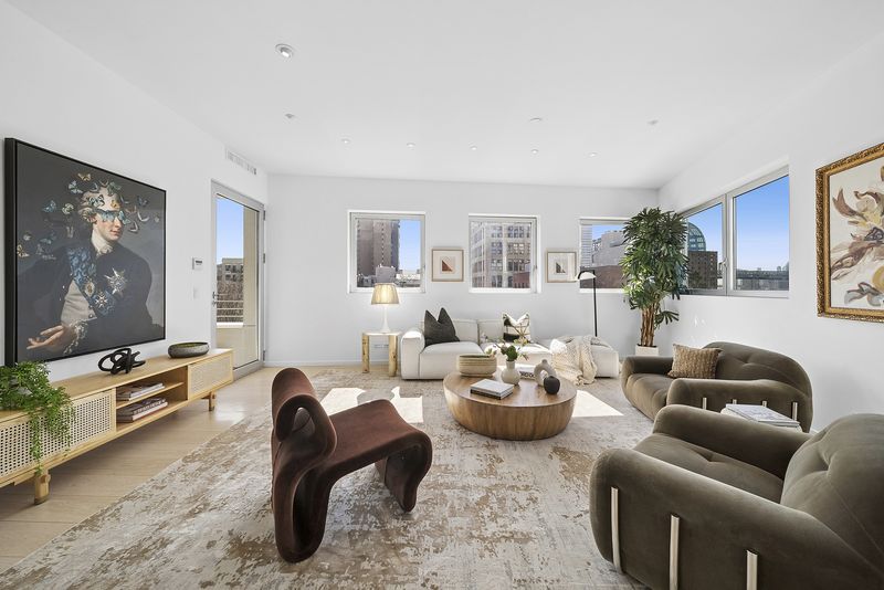 Living room with triple exposures at 265 Wythe Avenue 4, Williamsburg — photo 2 of 10