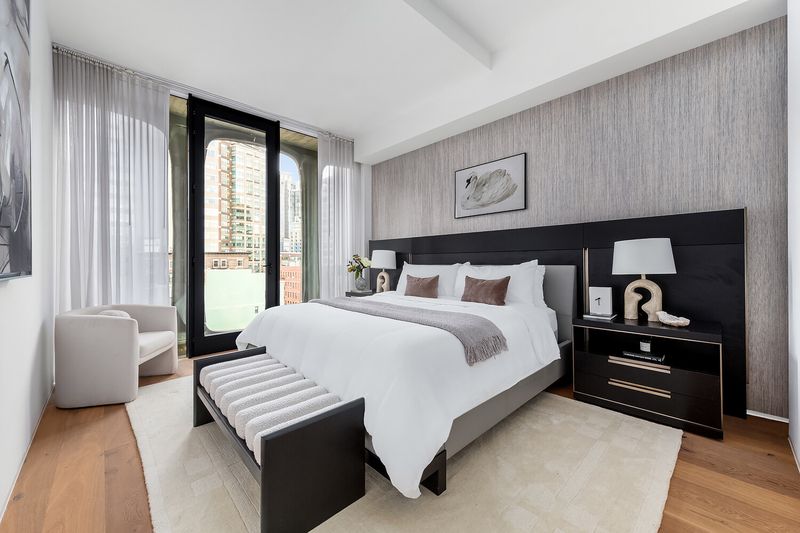 Primary bedroom at 325 West Broadway 7B, SoHo — photo 6 of 13