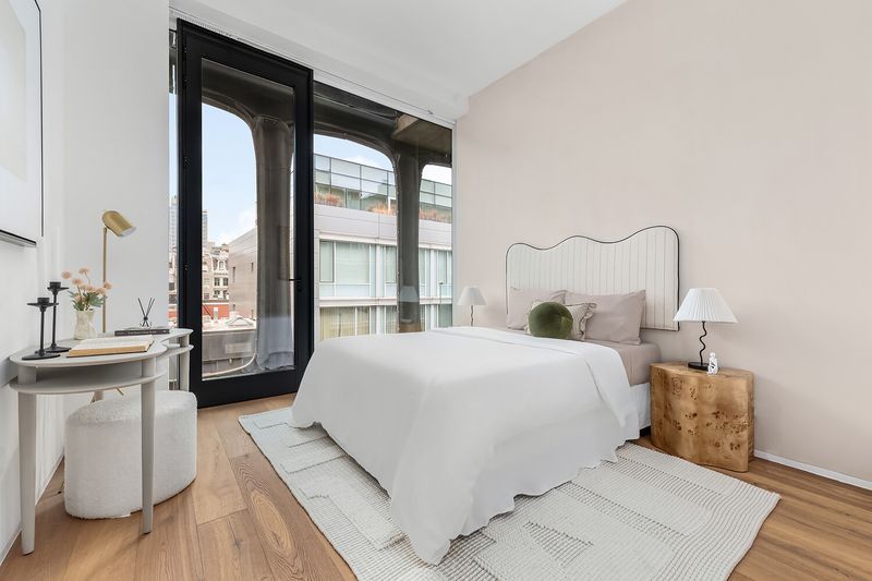 Corner bedroom at 325 West Broadway 7B, SoHo — photo 12 of 13