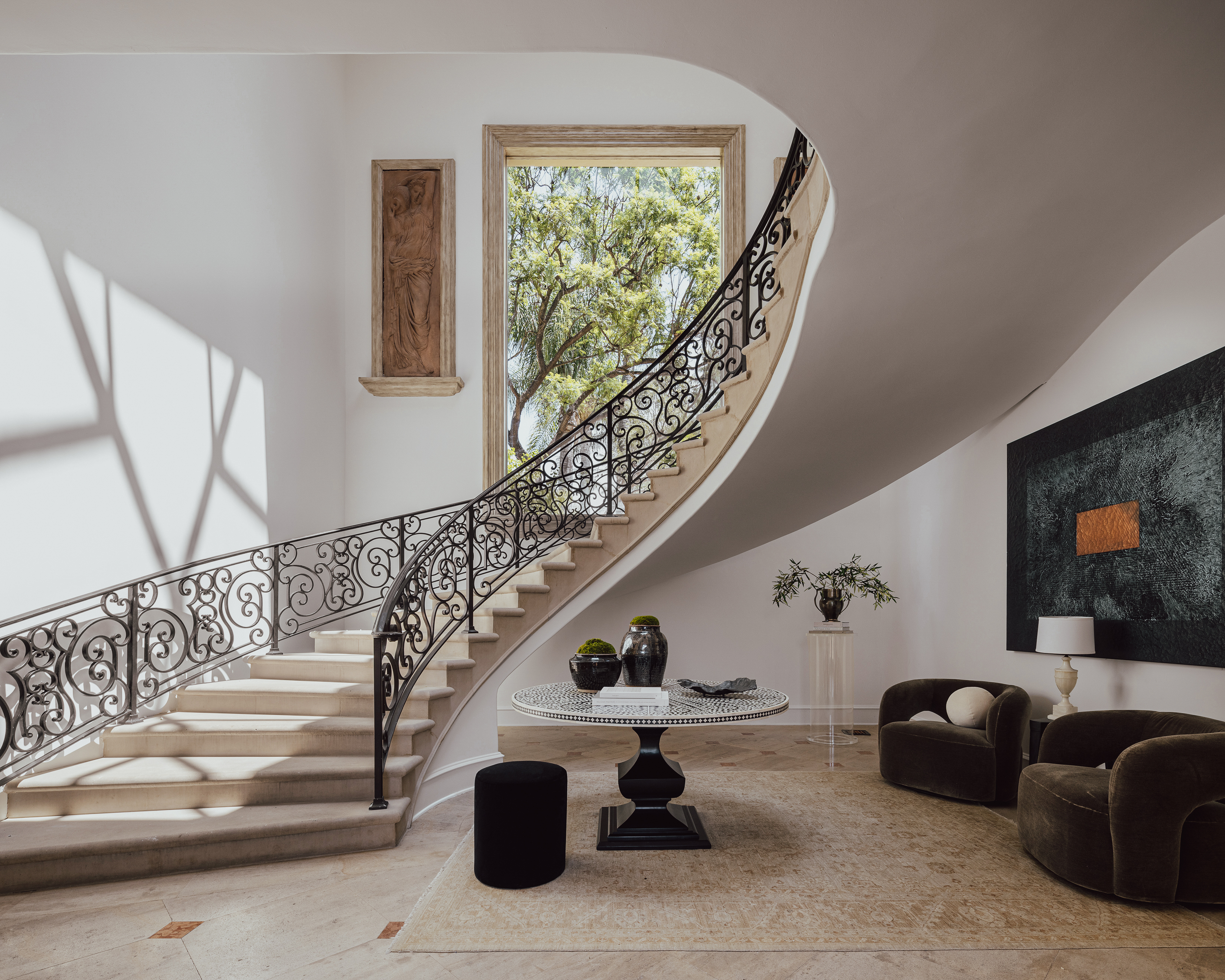 foyer and stair at 3364 Clerendon Road