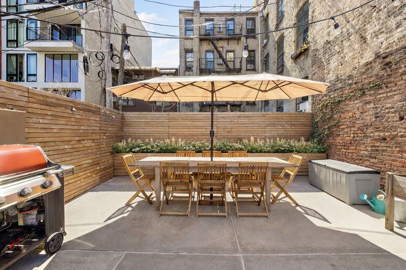 Private backyard at 338 Metropolitan Avenue, Williamsburg — photo 2 of 9
