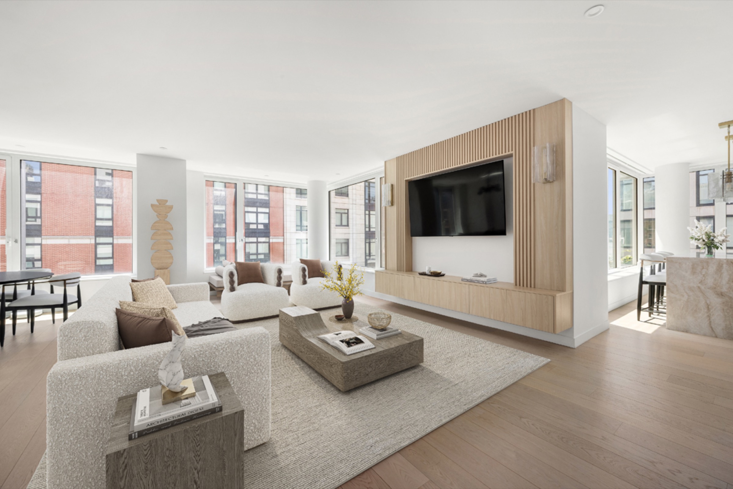 living room at 415 Greenwich Street 5C