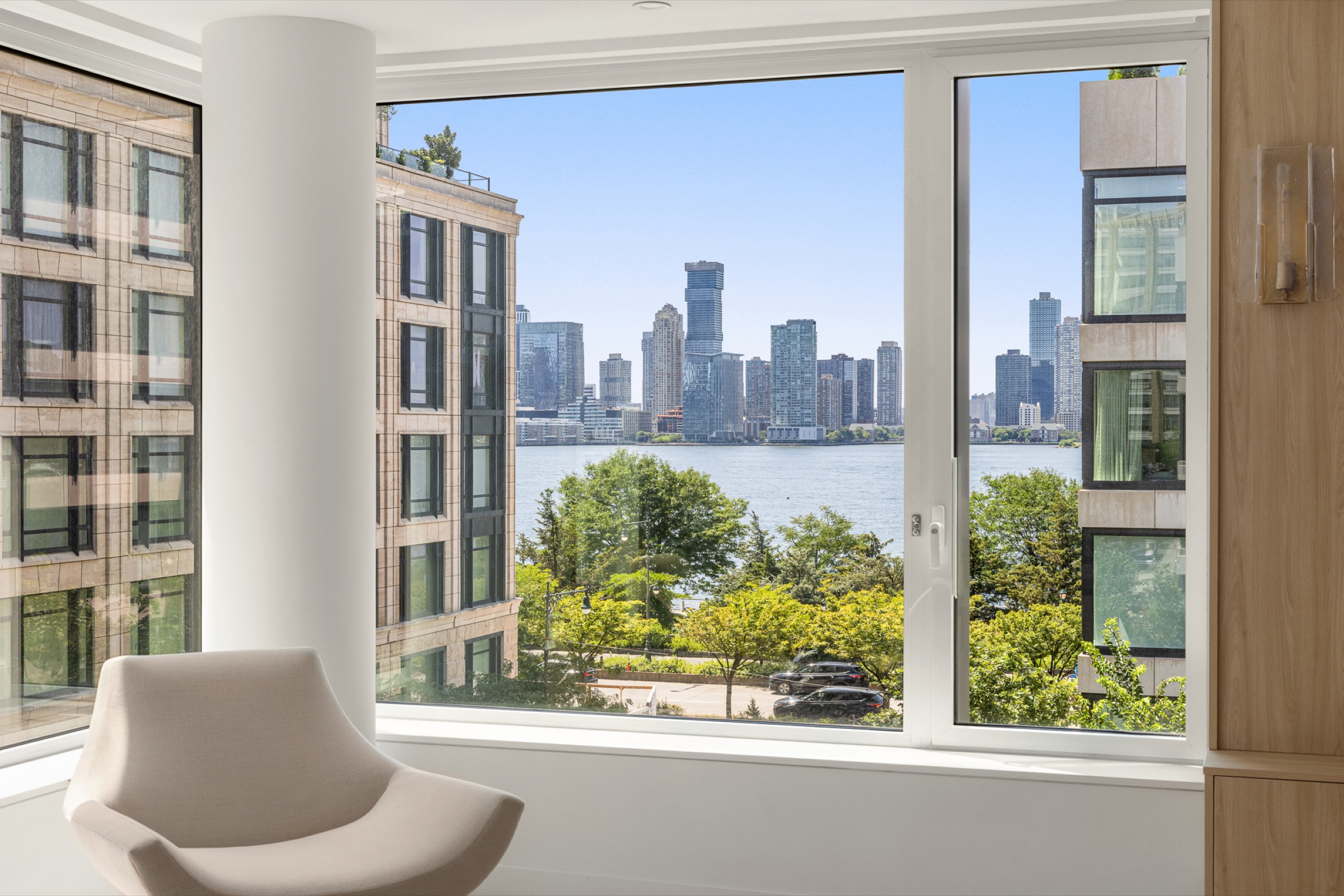 Hudson River view from 415 Greenwich Street 5C