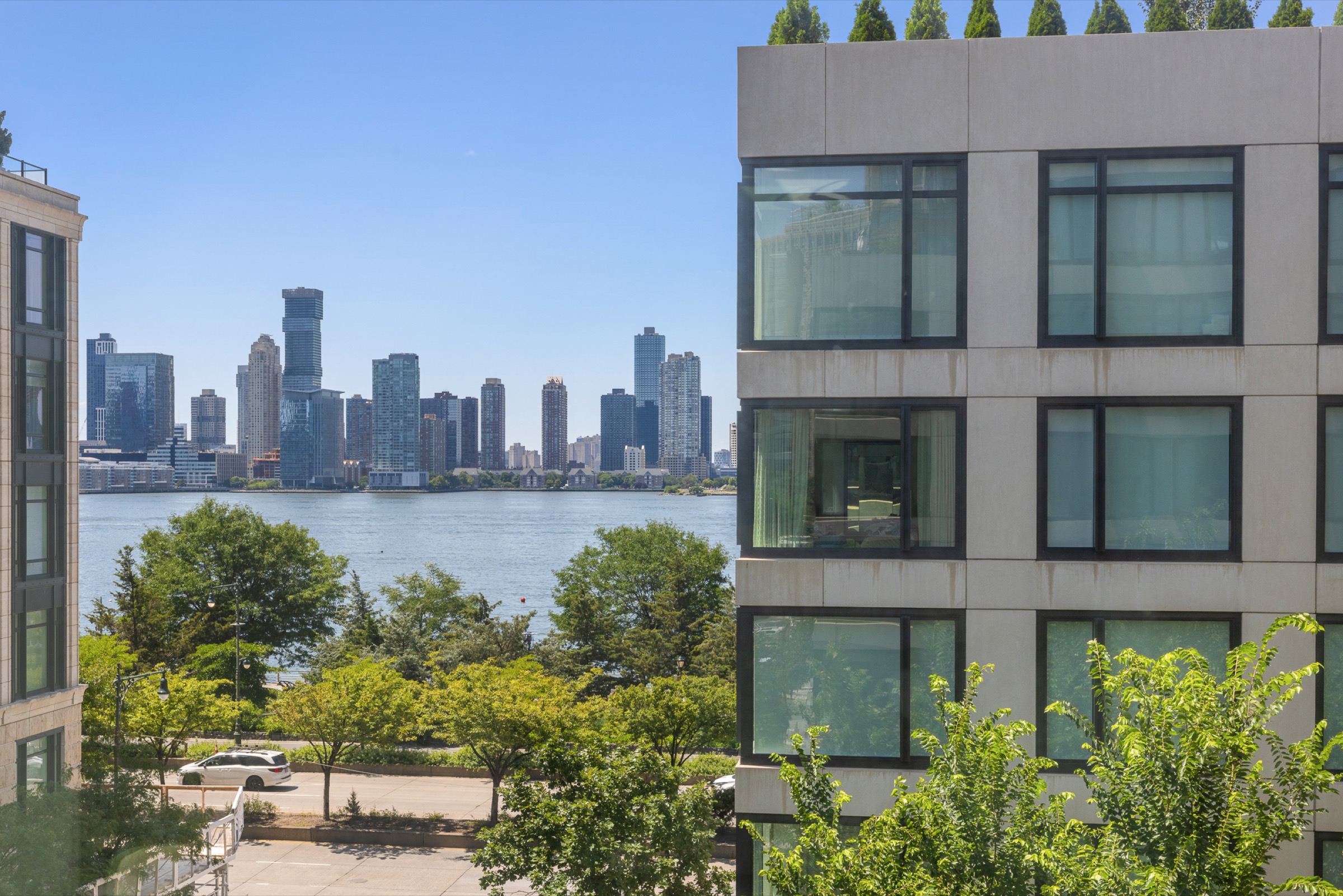 waterfront view from 415 Greenwich Street 5C