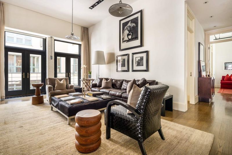 A second view of the library/media room at 42 Wooster Street #3, SoHo — photo 7 of 13