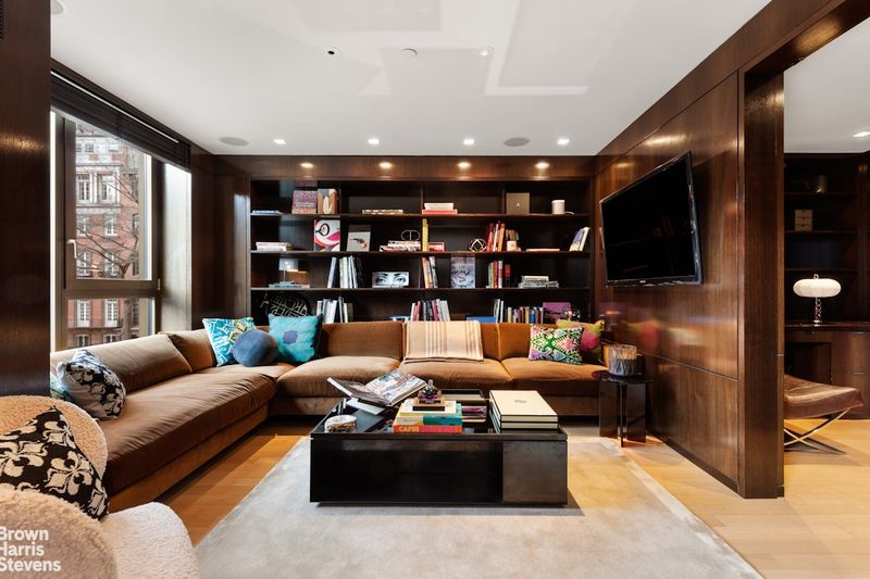 Park-facing library with built-ins at 50 Gramercy Park North 3B, Gramercy Park — photo 3 of 10