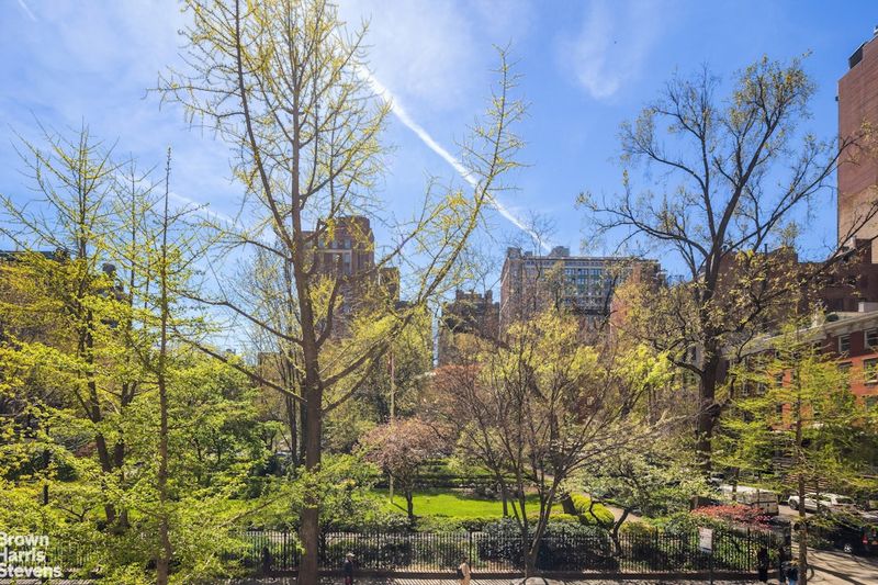 Park canopy and neighboring facades at 50 Gramercy Park North 3B, Gramercy Park — photo 9 of 10