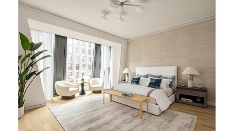 primary bedroom at 53 West 53rd Street 40C