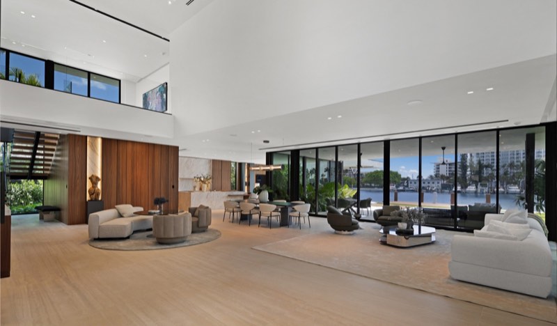 double-height living at 5515 Pine Tree Drive