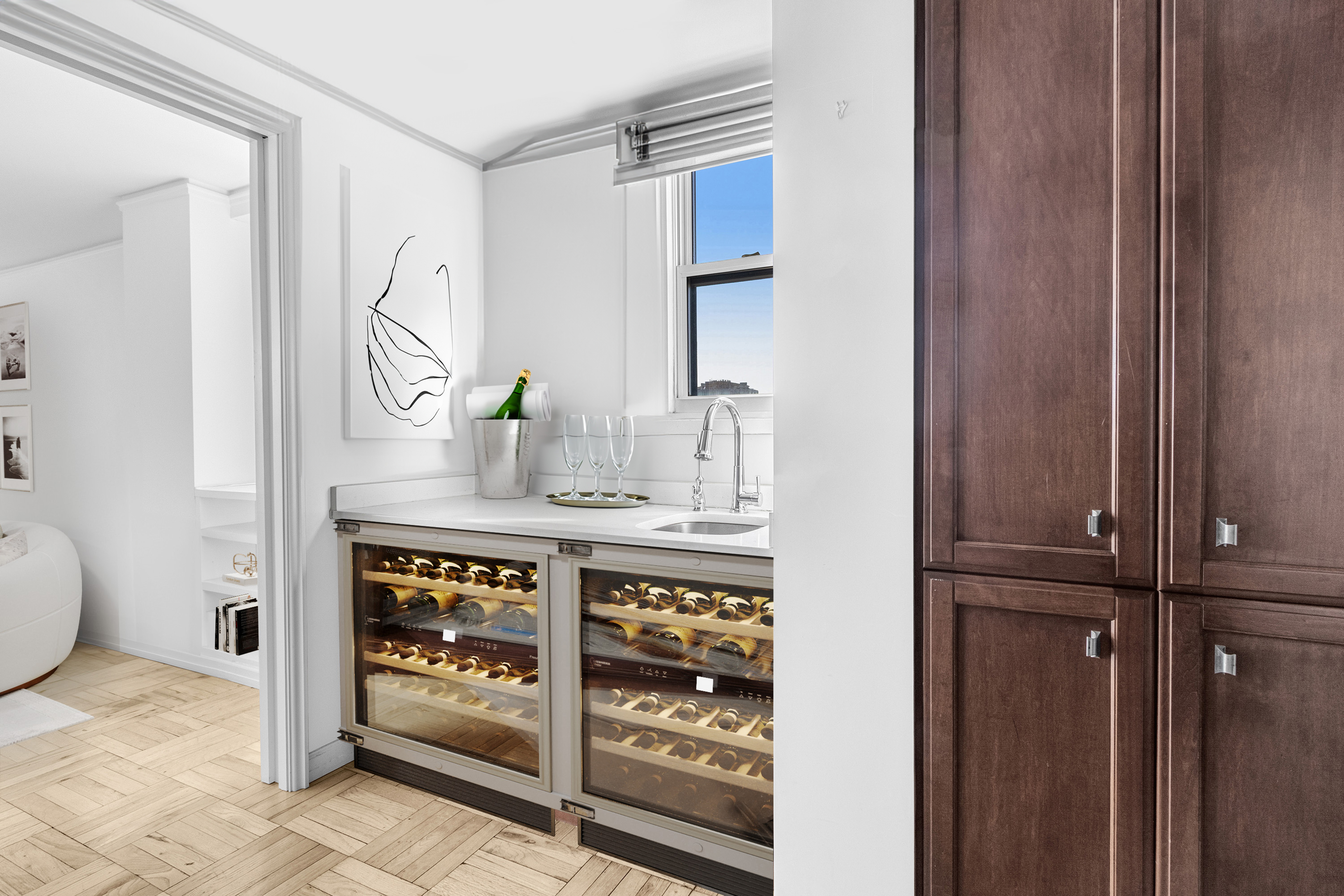interior at 61 Jane Street 12AB, The Cezanne, West Village