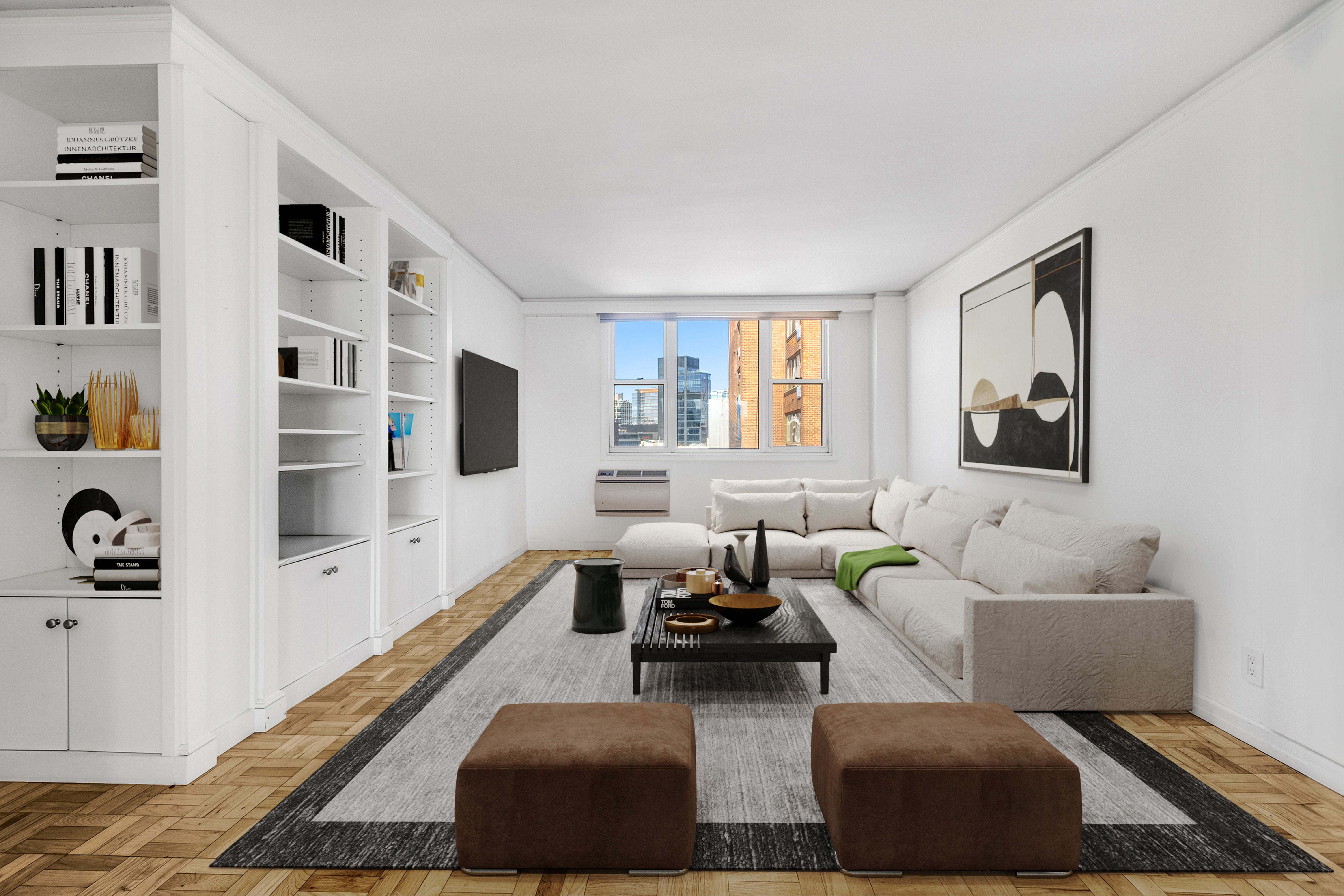 interior at 61 Jane Street 12AB, The Cezanne, West Village