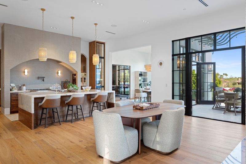 Chef's kitchen walnut at 6541 N 48th St, Paradise Valley — photo 5 of 10