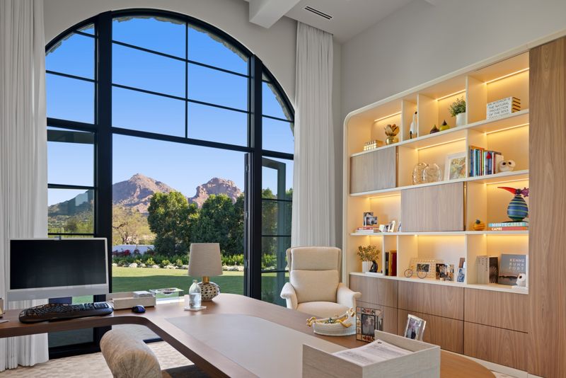 Arched window built-ins at 6541 N 48th St, Paradise Valley — photo 10 of 10