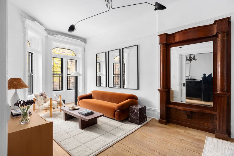 Living room pier mirror at 731 Putnam Avenue, Stuyvesant Heights — photo 2 of 10