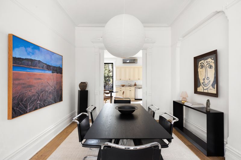 Dining room parlor floor at 731 Putnam Avenue, Stuyvesant Heights — photo 3 of 10