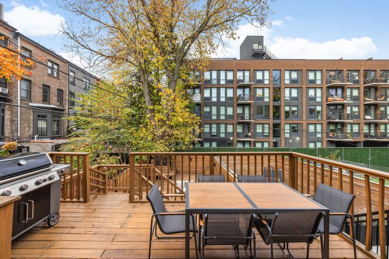 Deck outdoor dining at 731 Putnam Avenue, Stuyvesant Heights — photo 6 of 10