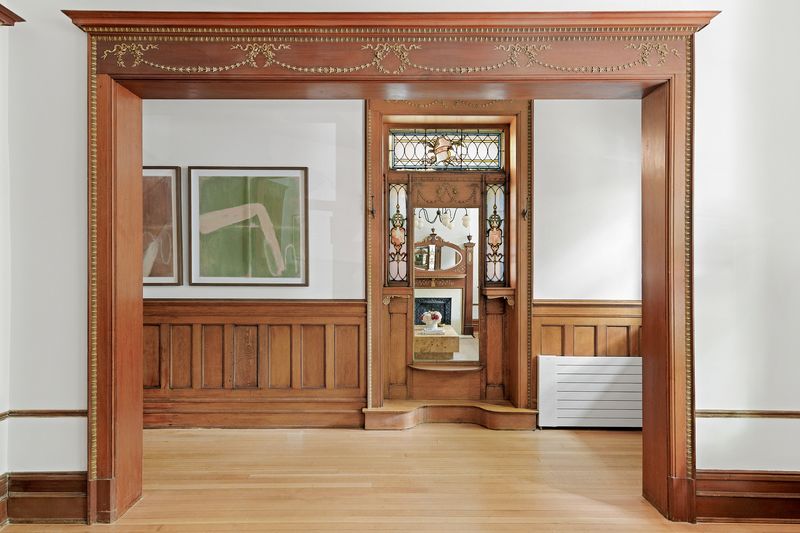 Original millwork doorway at 8 Polhemus Place, Park Slope — photo 10 of 12