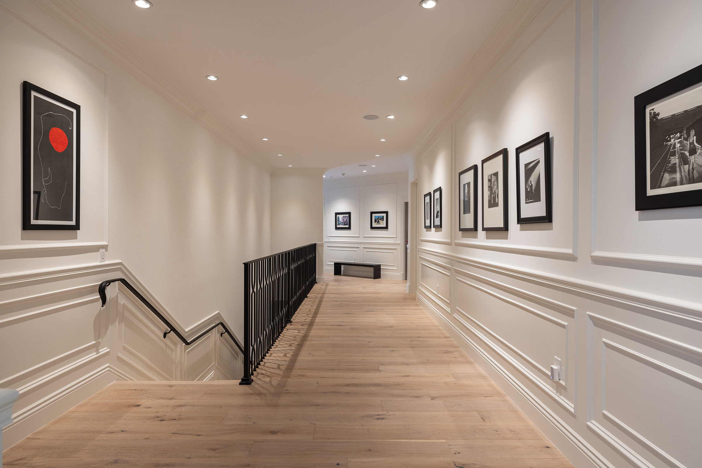 upstairs gallery at 9520 Hidden Valley Road