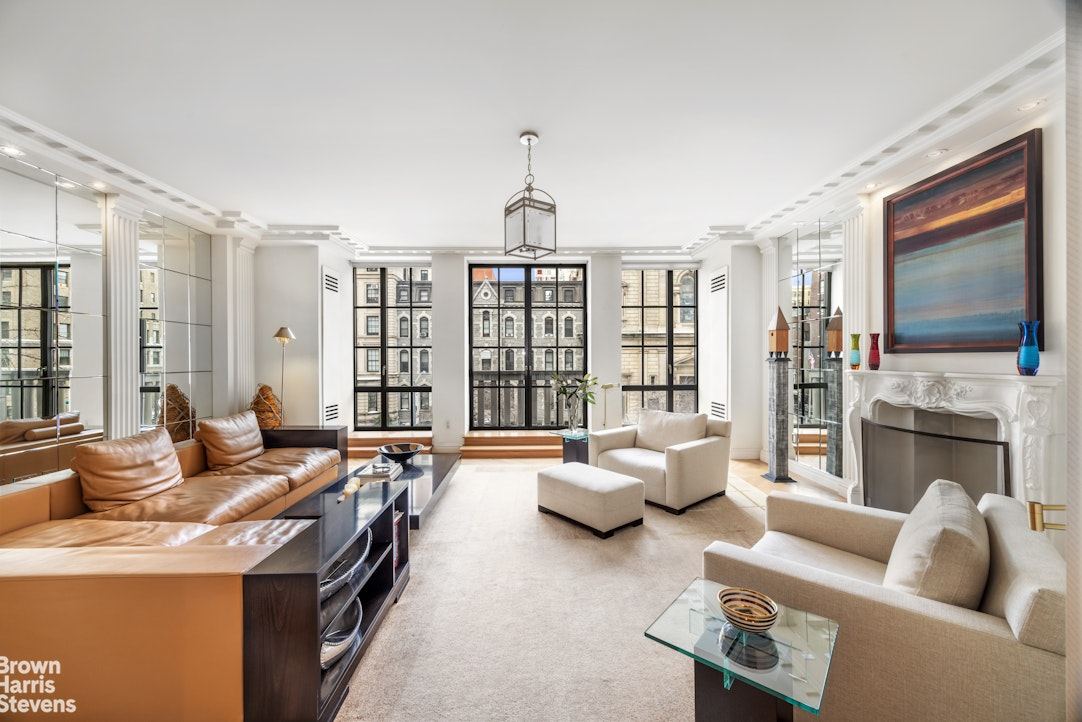 living room at 985 Park Avenue 4/5 Upper East Side